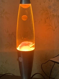 Настольная Лава лампа с воском LAVA LAMP 41см Оранжевая фото от покупателей 3