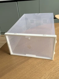 Пластиковый складной контейнер для обуви Supretto Белый (4746-0006) фото от покупателей 4