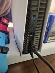 Мультифункциональная Док-Станция DOBE для Playstation 5 с LED зарядкой для 2-х геймпадов PS5 Dualsense и охлаждением консоли (TP5-1511) фото от покупателей 1