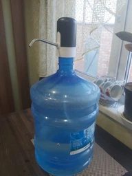 Электро помпа для бутилированной воды Water Dispenser EL-1014 аккумуляторная на бутыль белый