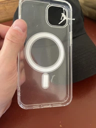 Прозрачный чехол Clear Case with MagSafe для iPhone 13 фото от покупателей 2
