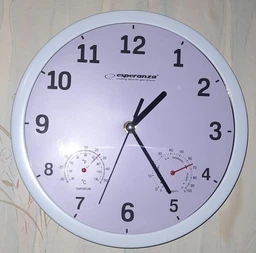 Годинник настінний Esperanza Wall Clock Lyon Black 25см (EHC016K) фото от покупателей 18