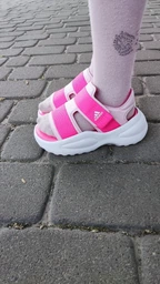 Подростковые спортивные сандалии для девочки adidas Mehana Sandal Kids ID7910 37 Белый/Черный (4066765025906) фото от покупателей 2