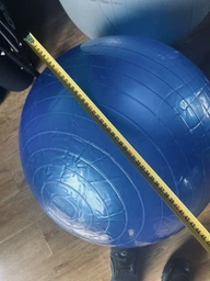 Мяч для фитнеса гимнастический, фитбол для беременных EasyFit EF-3007-V 65 см Фиолетовый (56001739) фото от покупателей 15