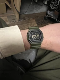 Годинник наручний з підсвічуванням Skmei 1988AG 5 ATM 45 мм Black/Green фото от покупателей 10
