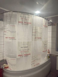 Карниз для ванної Комфорт Люкс напівкруглий 160 × 90