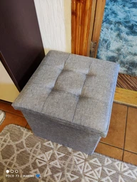 Пуф для хранения текстильный MBM HOME TH-03 Серый (TH-03 GRAY) фото от покупателей 2