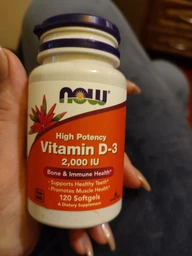 Вітаміни та мінерали NOW Vitamin D3 2000 IU, 120 капсул фото від покупців 15