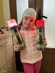 Факел Майнкрафт ночник Minecraft светильник игрушка лампа LED на аккумуляторе USB светодиодная фото от покупателей 5