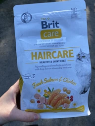 Сухой корм Brit Care Cat GF Haircare Healthy & Shiny Coat для кожи и шерсти кошек - 7 кг фото от покупателей 2