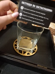 Подарочные наборы Whisky Stones Moltis Relax Original для мужчин, 8 шт кубиков + 2шт бокал Saxum Коробка деревянная черн + мешочек, щипцы, подставка (MR-1009) фото от покупателей 2