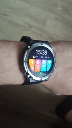 Умные Smart часы Modfit Sniper Plus |5.2, Amoled, 360х360, 1.39", 410 мАч, 128MB, IP67| Черный
