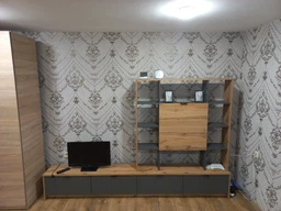 Стенка в гостиную Doros Капри Тахо/Графит 240х33х153 (44900189) фото от покупателей 3
