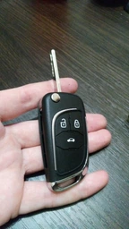 Корпус викидного ключа для Opel Astra Insignia Zafira Vektra Galakeys 3 кнопки лезо HU100 (15-48) фото від покупців 1