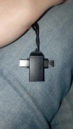 Комбінований 2в1 перехідник з USB-A на USB-C + MicroUSB для смартфона/ноутбука OEM UA2MIX-01, OTG адаптер фото від покупців 1