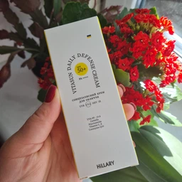 Сонцезахисний крем для обличчя SPF 50+ Hillary VitaSun Daily Defense Cream, 40 мл фото від покупців 9