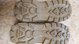 Демисезонные мужские кроссовки SUR Arms из натуральной кожи треккинговые для походов и туризма носки с усилением с амортизирующей подошвой 43 Койот