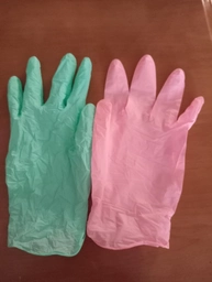 Перчатки розовые Nitrylex Pink нитриловые неопудренные М RD30144003