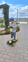 Самокат трехколесный Maraton Golf детский синий (228651433) фото от покупателей 5