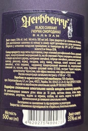 Бальзам Herbberry Black Currant 0.5 л 35% (4820275490476) фото от покупателей 1