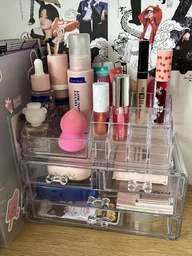 Органайзер для косметики Настільний акриловий Cosmetic Storage Box Бокс фото від покупців 12