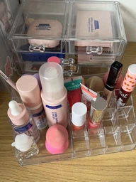 Органайзер для косметики Настільний акриловий Cosmetic Storage Box Бокс фото від покупців 11