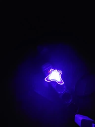 Ночник Lemanso Бабочка голубой 3 LED / NL101