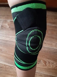 Бандаж колінного суглоба Knee Support спортивний наколінник 100 г Grey (901KSBNDJ) CLS55 фото від покупців 4