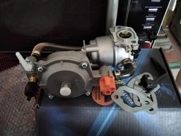 Карбюратор VJ Parts генератора 168F/170F 2,0-3,0 kWt + газовий редуктор., арт. gen283 фото від покупців 4