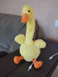 Танцующая поющая игрушка-повторюшка утка Talking Duck