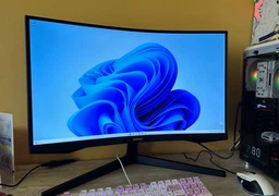 Монитор 27" Samsung Odyssey G5 S27CG550 Black (LS27CG550EIXUA) -- QHD 2K / VA 1000R / 165Hz / 1ms(MPRT) / HDR10 / FreeSync Premium / Low Input Lag / Black Equalizer