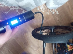 Насос для мяча ручной с иглой для накачивания футбольного баскетбольного волейбольного гимнастического мячиков фитбола с насадками для надувных изделий накачки фитнес мячей художественной гимнастики универсальный портативный Hechpro ТБHP1101 фото от покупателей 8