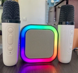 Беспроводная портативная Bluetooth колонка с микрофоном и сабвуфером фото от покупателей 2