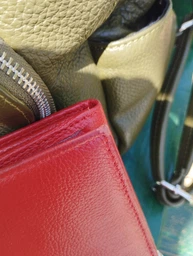 Горизонтальное портмоне из кожи унисекс на магните ST Leather 19332 Зеленое фото от покупателей 2