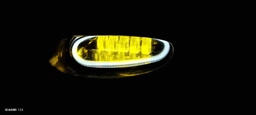 Двоколірні Led ПТФ протитуманні фари Daewoo Lanos Sens. ПТФ 5 лінз 50W з ДХО. Скло знімне. МЕТАЛ Autoexpect (05827) фото від покупців 3