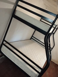 Ліжко двоярусне металеве Tobi Sho SMART 190/140/90 Білий