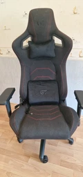 Геймерське крісло GT Racer X-8004 Fabric Black фото від покупців 6