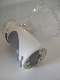 Ингалятор небулайзер ультразвуковой для детей и взрослых FRABUS Mesh Nebulizer YM-252 100 KHZ портативный сірий-білий фото от покупателей 4