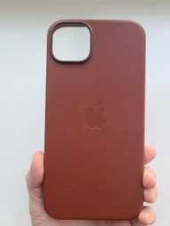 Чохол шкіряний протиударний Leather Case with MagSafe для Apple Iphone 14 Plus (6.7") Brown фото від покупців 2