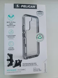 Чохол протиударний з кліпсою Pelican Voyager для Samsung Galaxy S22 (S901) Clear Прозорий PP048124