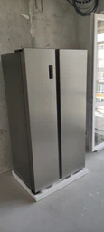 Gorenje Холодильник SBS 179х67х92см, 2 двері, 356( 191)л, А++, NF+, Інв. , зона св-ті, зовн. диспл, матовий сірий фото от покупателей 1