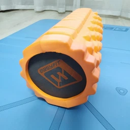 Массажный ролик EasyFit Solid Roller v.1.1s 33 см оранжевый фото от покупателей 6