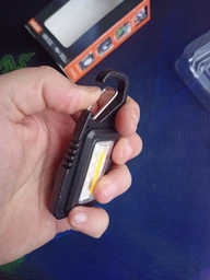 Акумуляторний туристичний аварійний ліхтарик брелок з USB-зарядкою, магнітним та карабіном W5139 ( 5 режимів ) фото від покупців 14