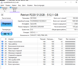 Твердотельный накопитель Patriot P220, SSD, 128GB, 2.5", 7mm, SATAIII фото от покупателей 16