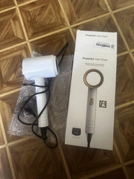 Мощный фен для сушки и укладки волос Powerful hair dryer LY-335 2000 Вт Белый фото от покупателей 2