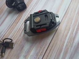 Аккумуляторный туристический аварийный фонарик брелок 3в1, с USB-зарядкой, магнитном и карабином CB-2209 Желтый фото от покупателей 18