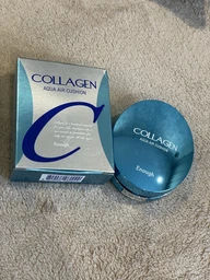 Тональный крем для лица Enough Коллаген Collagen Aqua Air Cushion SPF50+ PA+++ 13-Light Beige 15 г (8809084080012) фото от покупателей 2