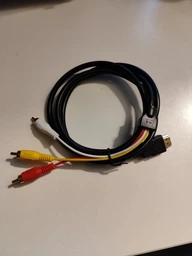 Трикомпонентний кабель HDMI - RCA 1,5м Black