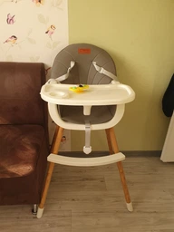 Стульчик для кормления MoMi Flovi dark grey (KRKA00020) фото от покупателей 1