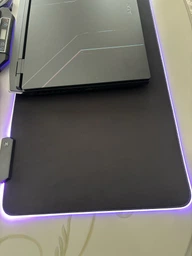 Игровая поверхность с подсветкой INTEKO 300х800х4мм RGB черный фото от покупателей 8